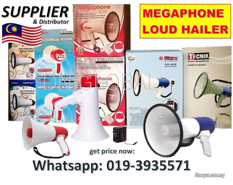 Pictures of Megaphone Hailer Pembesar Suara untuk Sukan, Sekolah, Family Day